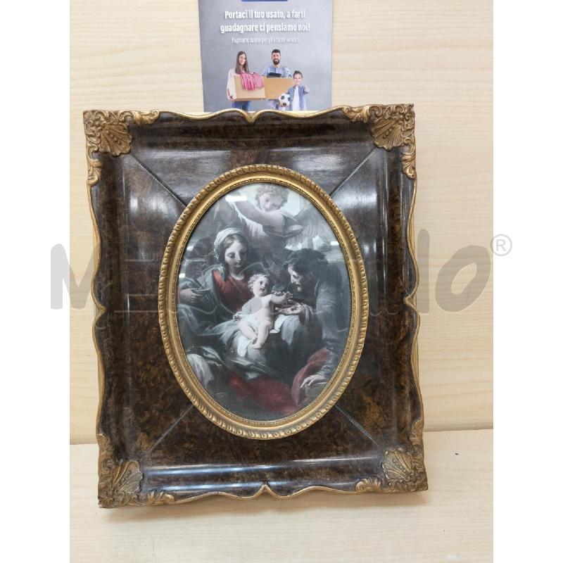 QUADRO SACRA FAMIGLIA CORN MARR DOR | Mercatino dell'Usato Roma portonaccio 1
