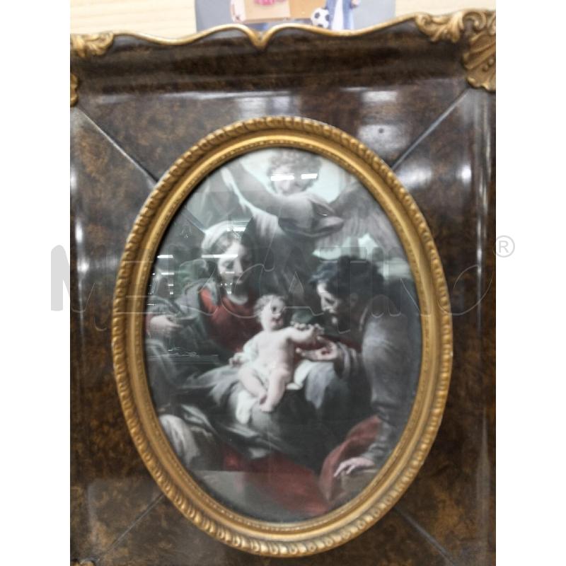 QUADRO SACRA FAMIGLIA CORN MARR DOR | Mercatino dell'Usato Roma portonaccio 2