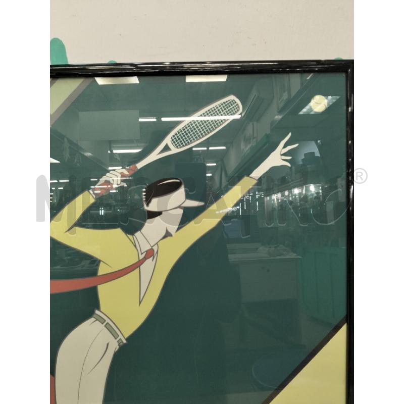 QUADRO STAMPA TENNIS | Mercatino dell'Usato Roma portonaccio 2