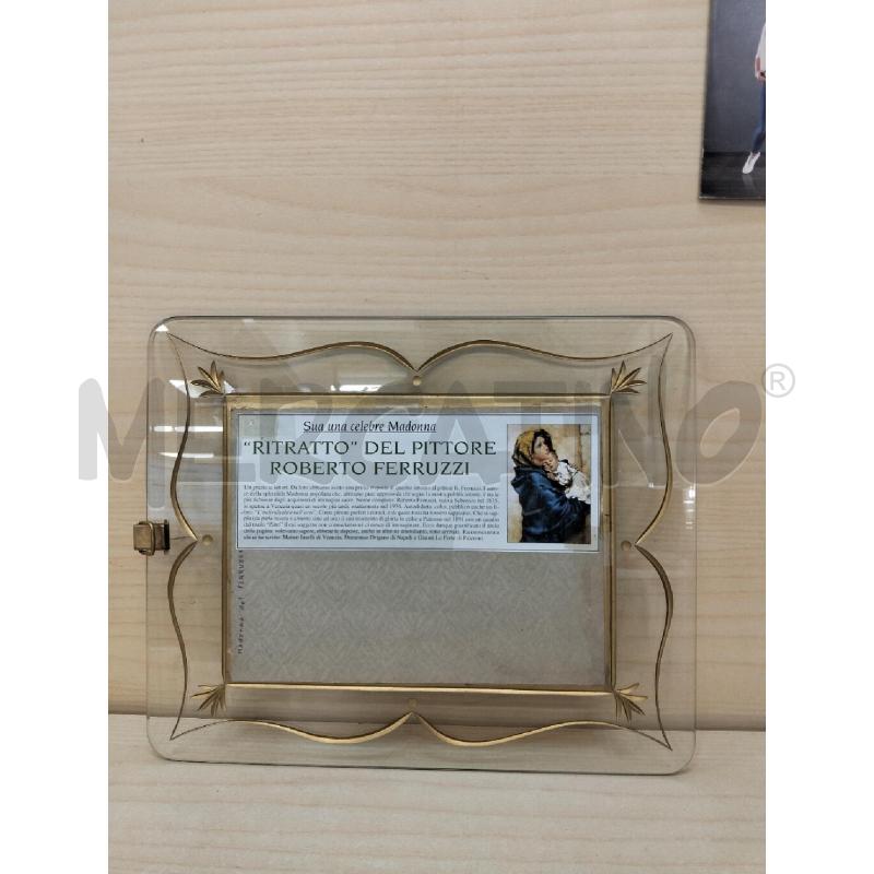 QUADRO VETRO C MADONNA INSERTI DORATI  | Mercatino dell'Usato Roma portonaccio 5