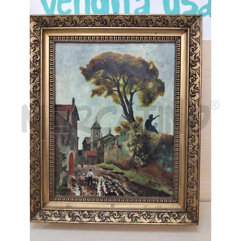 QUADRO VICOLO ROMA SPARITA | Mercatino dell'Usato Roma portonaccio 1
