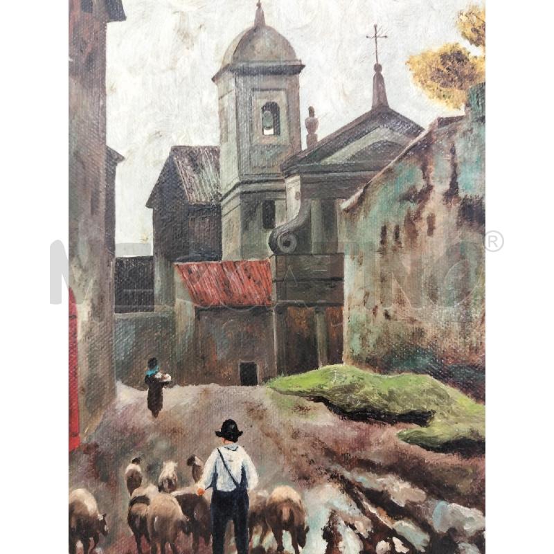 QUADRO VICOLO ROMA SPARITA | Mercatino dell'Usato Roma portonaccio 2