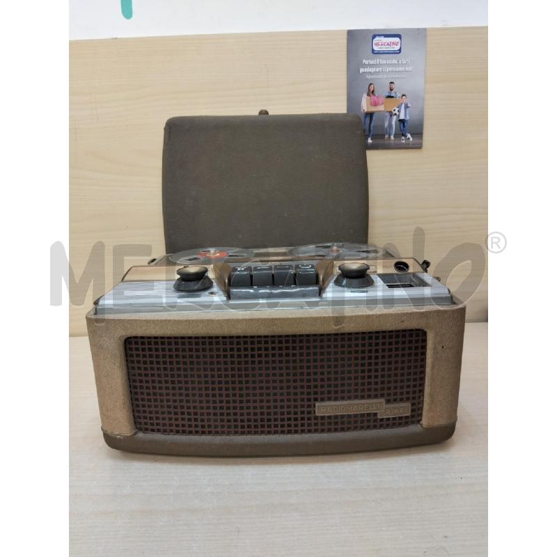 REGISTRATORE A BOBINA ANNI 50 RADIO MARELLI (DA RIVEDERE) | Mercatino dell'Usato Roma portonaccio 1