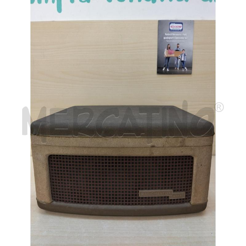 REGISTRATORE A BOBINA ANNI 50 RADIO MARELLI (DA RIVEDERE) | Mercatino dell'Usato Roma portonaccio 5
