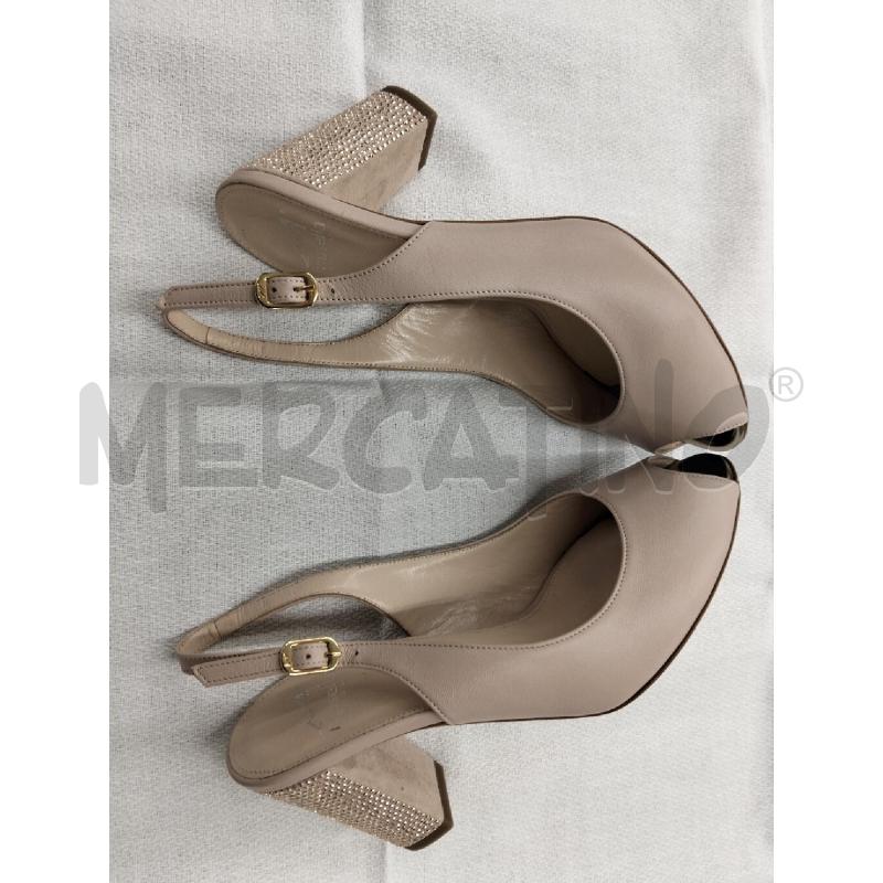 SANDALI DONNA MUSELL BEIGE | Mercatino dell'Usato Roma portonaccio 3