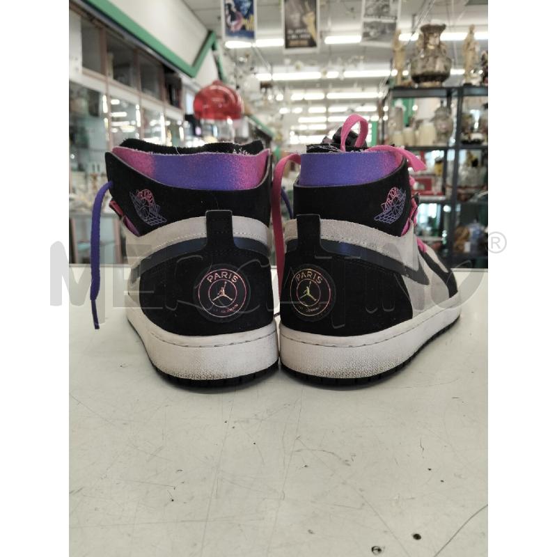 SCARPE UOMO AIR JORDAN NERE VIOLA  | Mercatino dell'Usato Roma portonaccio 3