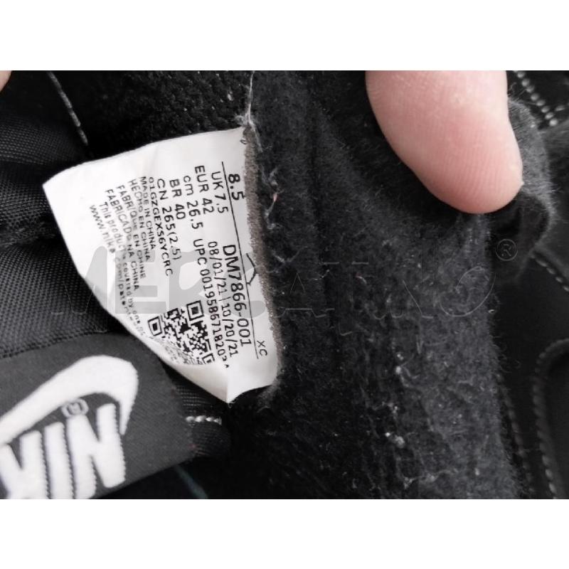 SCARPE UOMO NIKE AIR JORDAN NERE SCRITTE ROSSE | Mercatino dell'Usato Roma portonaccio 3
