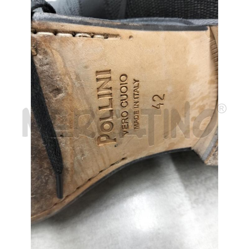 SCARPE UOMO POLLINI NERO | Mercatino dell'Usato Roma portonaccio 2