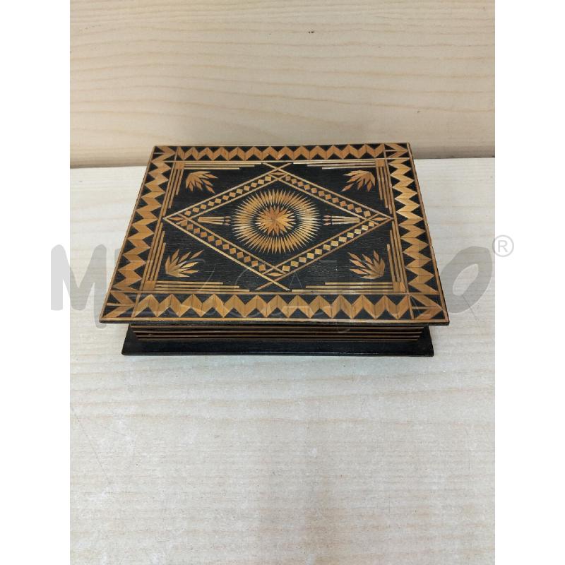 SCATOLA LEGNO DECORATA  | Mercatino dell'Usato Roma portonaccio 1