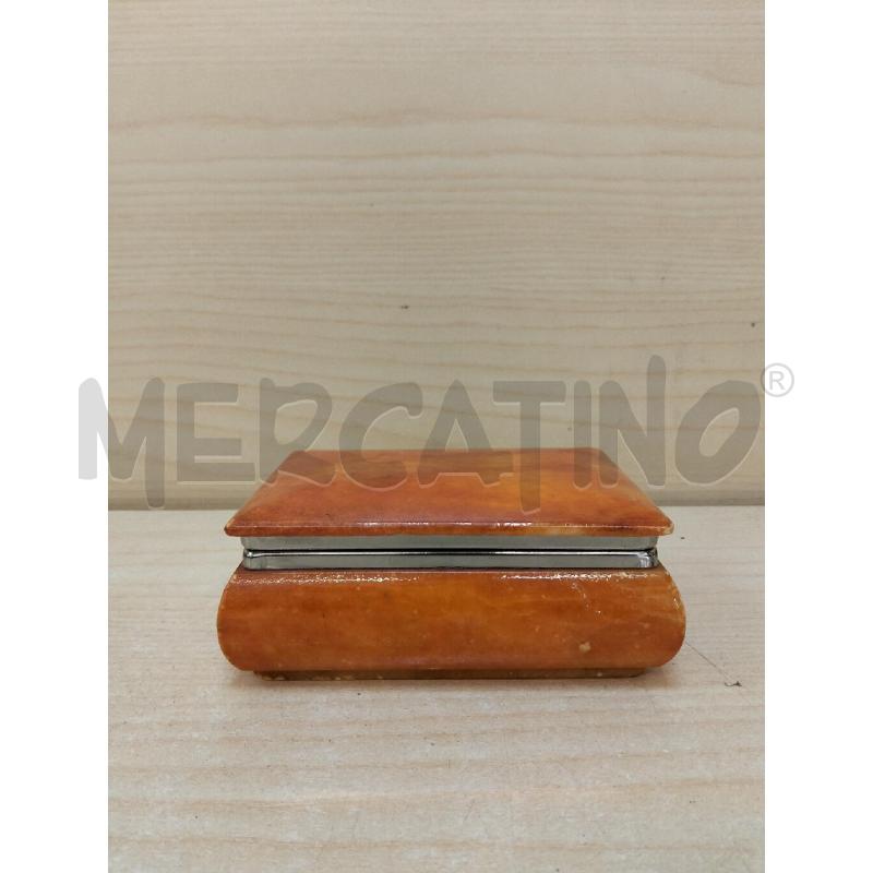 SCATOLETTA ALABRASTRO ARANCIONE | Mercatino dell'Usato Roma portonaccio 1
