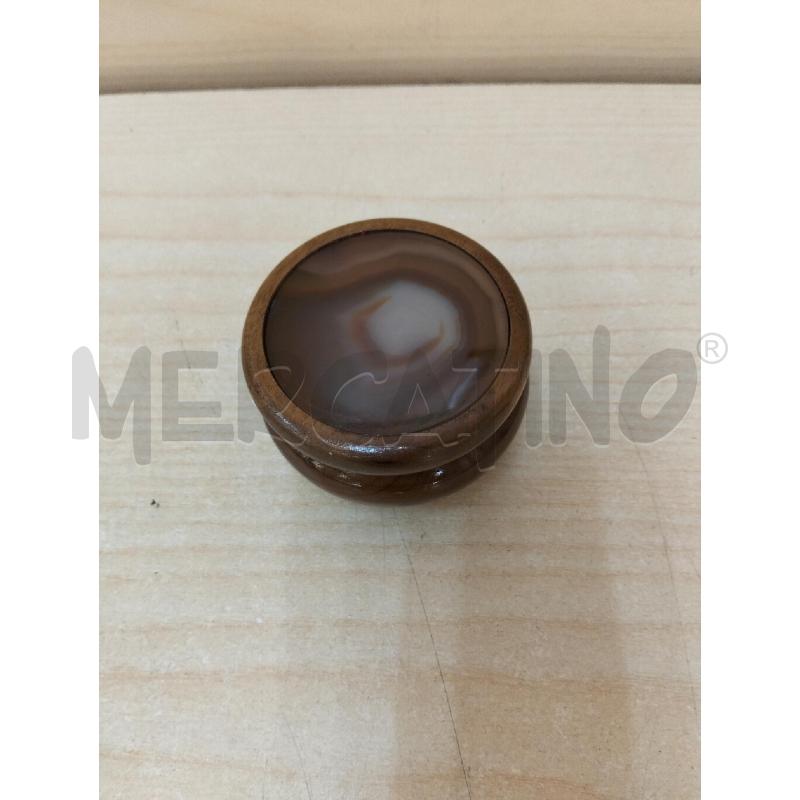 SCATOLETTA LEGNO C/COPERCHI AGATA | Mercatino dell'Usato Roma portonaccio 2
