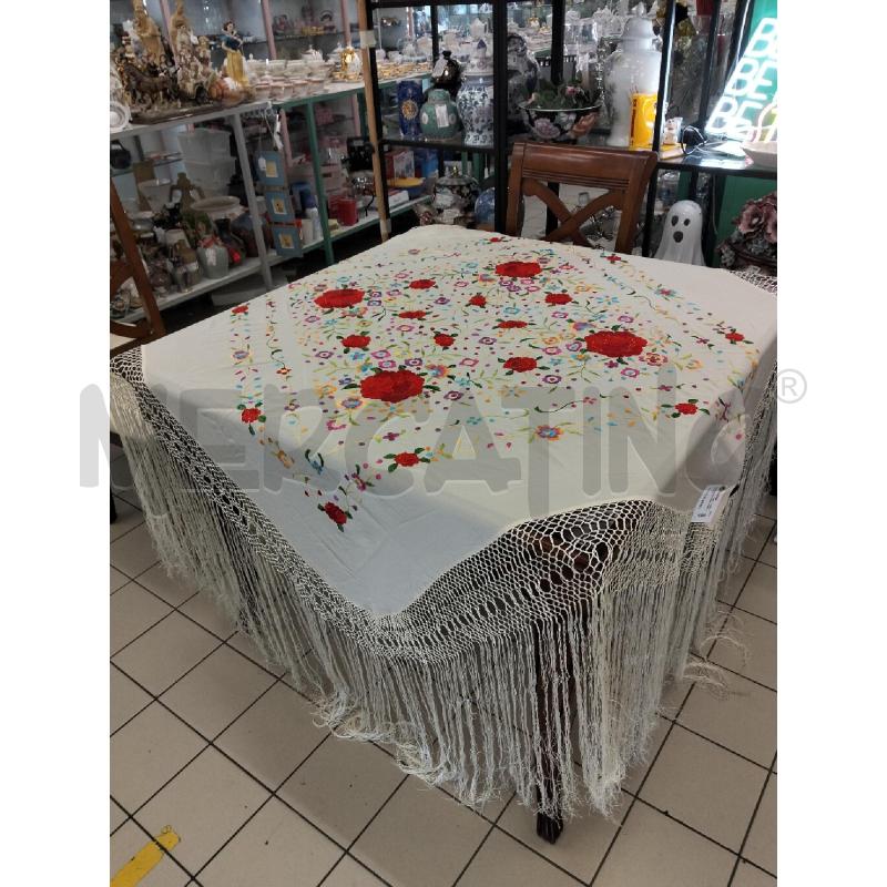SCIARPA DONNA PANNA CN FIORI | Mercatino dell'Usato Roma portonaccio 1