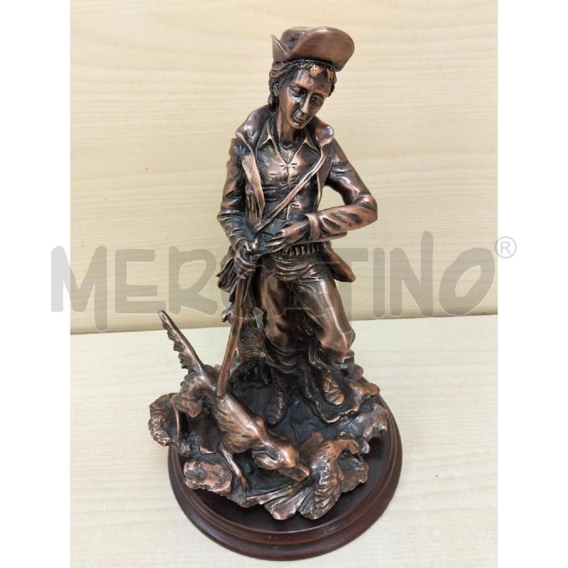 SCULTURA BRONZO CACCIATORE | Mercatino dell'Usato Roma portonaccio 1