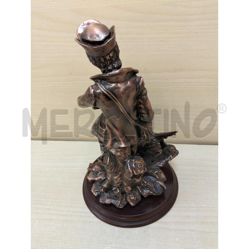 SCULTURA BRONZO CACCIATORE | Mercatino dell'Usato Roma portonaccio 2