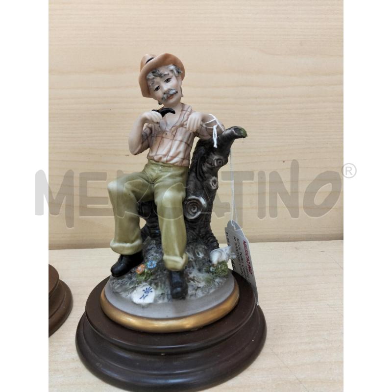 SCULTURA COPPIA ANZIANI SARTORI CAPODIMONTE | Mercatino dell'Usato Roma portonaccio 3