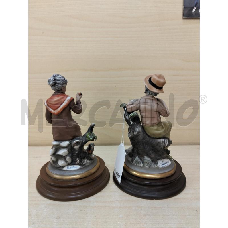 SCULTURA COPPIA ANZIANI SARTORI CAPODIMONTE | Mercatino dell'Usato Roma portonaccio 4