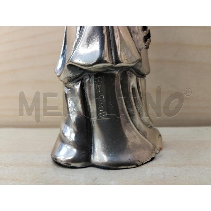 SCULTURA PICCOLA GIAPPONESE ARGENTATA | Mercatino dell'Usato Roma portonaccio 3