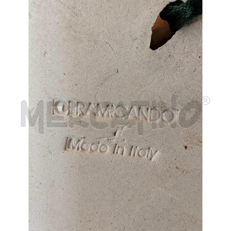 SOPRAMMOBILE CERAMICA LIMONE E MELOGRANO | Mercatino dell'Usato Roma portonaccio 2