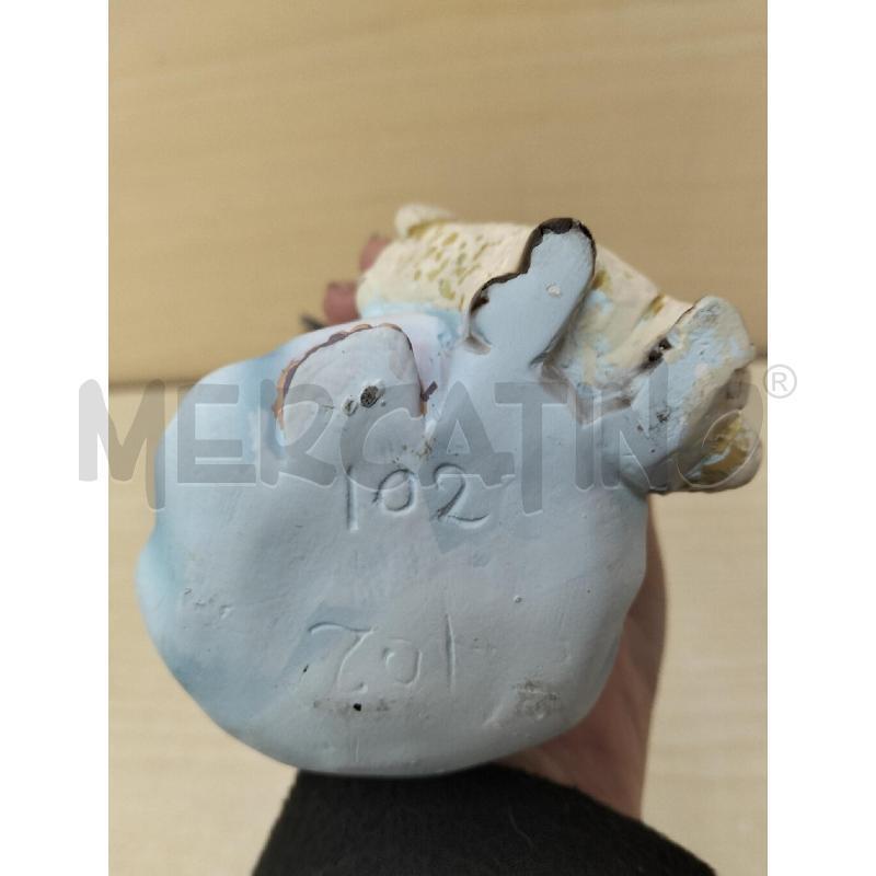SOPRAMMOBILE PAGGETTO CERAMICA OCCHI VETRO C PECORELLA | Mercatino dell'Usato Roma portonaccio 4