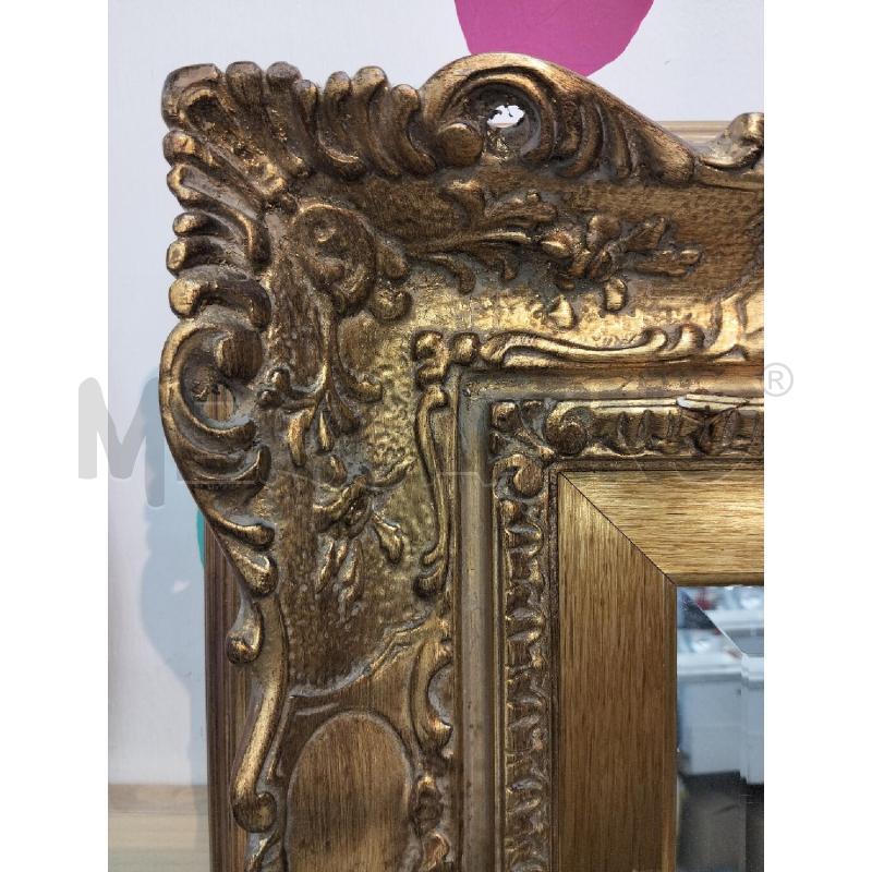 SPECCHIO CORNICE DORATA LAVORATA L.100X80 | Mercatino dell'Usato Roma portonaccio 2