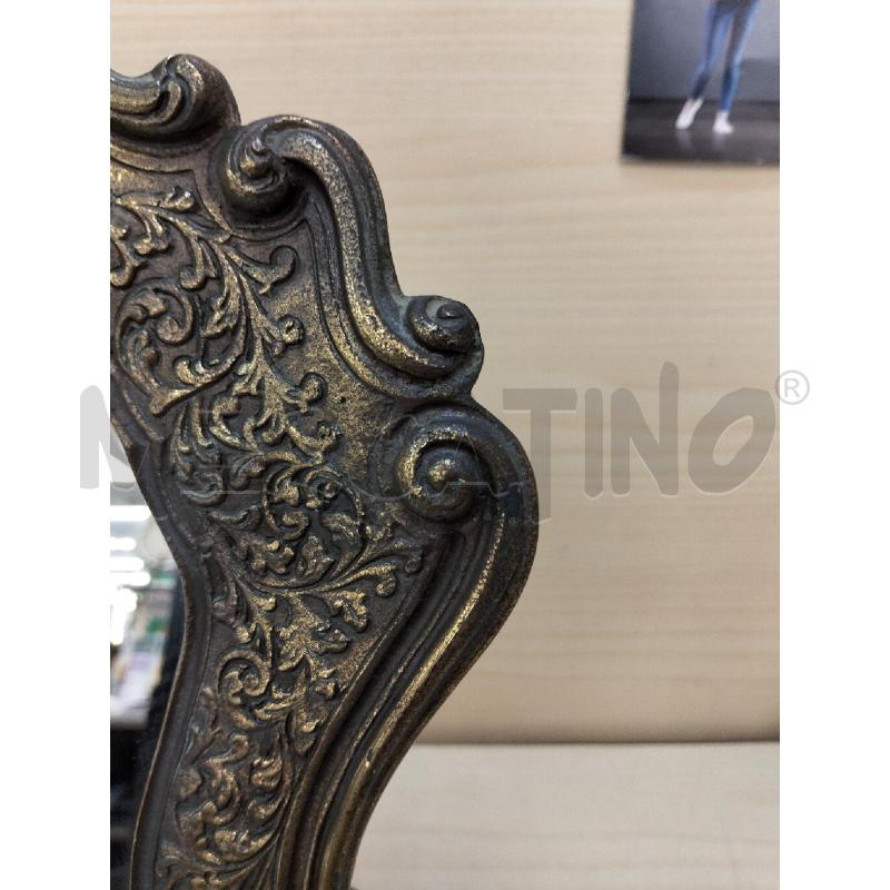 SPECCHIO DA TOELETTA CORNICE OTTONE ANNI 20/30 CIRCA | Mercatino dell'Usato Roma portonaccio 5
