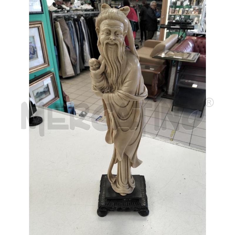 STATUA CINESE DI SHOU LAO | Mercatino dell'Usato Roma portonaccio 1