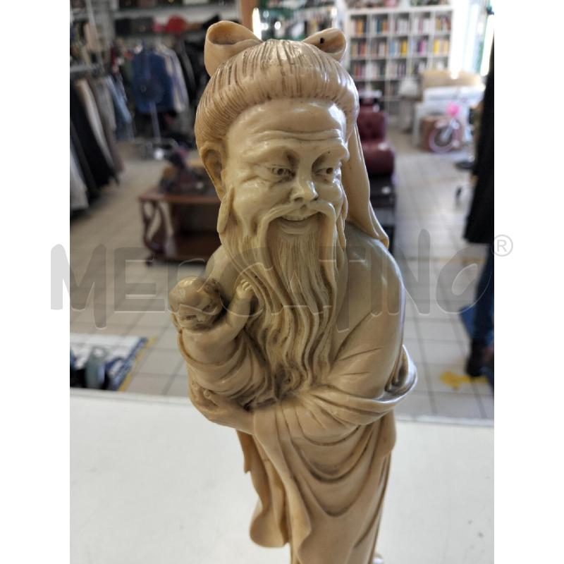 STATUA CINESE DI SHOU LAO | Mercatino dell'Usato Roma portonaccio 2