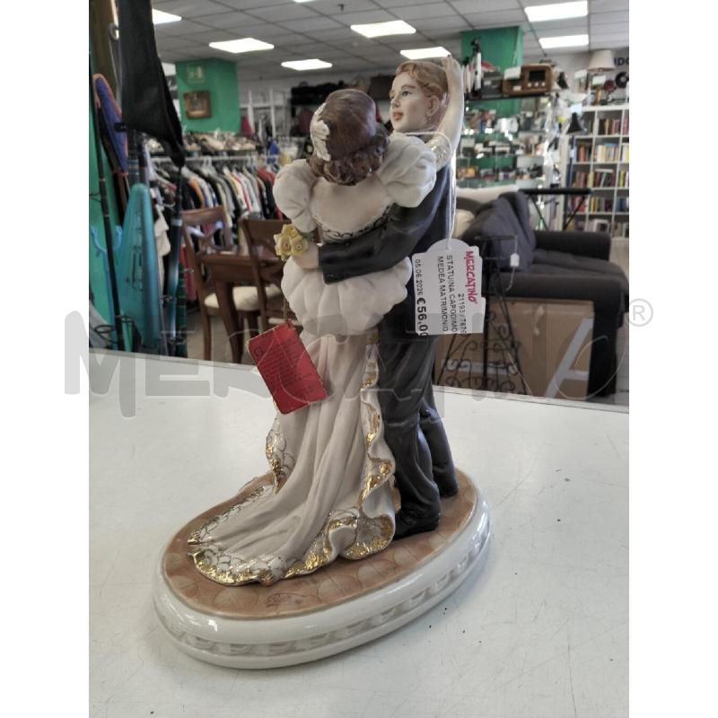 STATUINA CAPODIMONTE MEDEA MATRIMONIO  | Mercatino dell'Usato Roma portonaccio 3