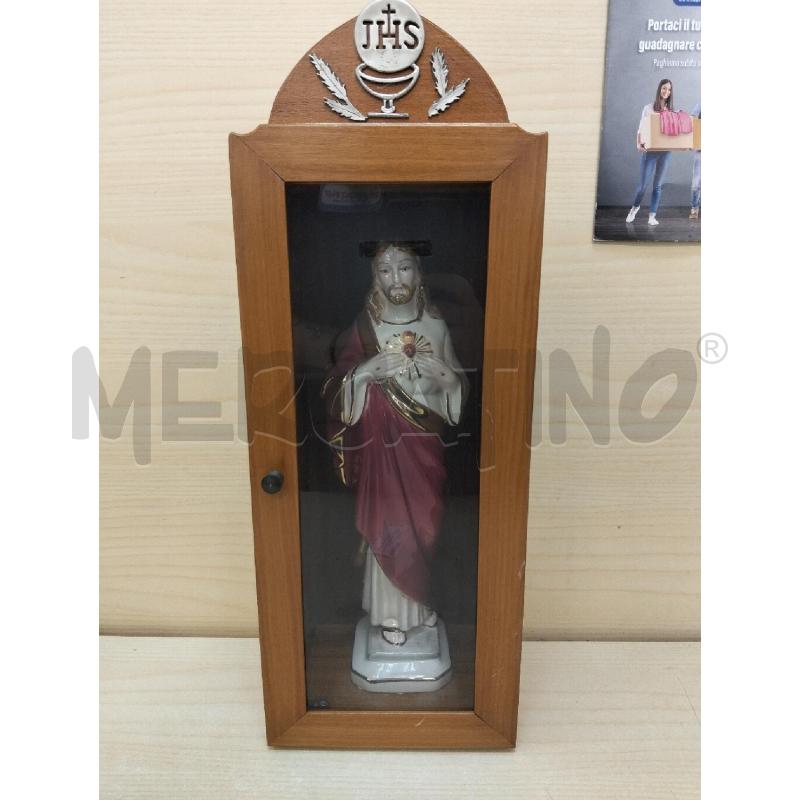 STATUINA SACRA GESÙ PORCELLANA ANNI 70 | Mercatino dell'Usato Roma portonaccio 1