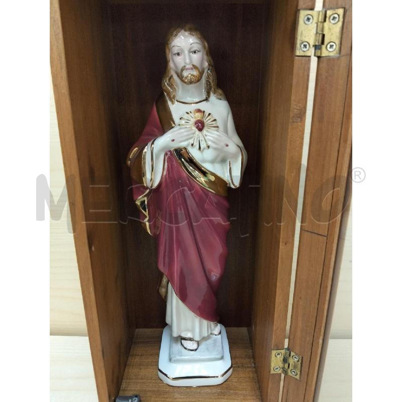 STATUINA SACRA GESÙ PORCELLANA ANNI 70 | Mercatino dell'Usato Roma portonaccio 2