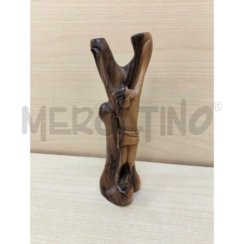 STATUINA SACRA IN LEGNO D'ULIVO | Mercatino dell'Usato Roma portonaccio 1