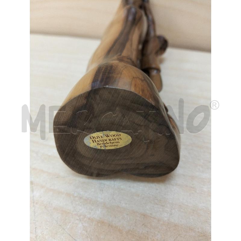 STATUINA SACRA IN LEGNO D'ULIVO | Mercatino dell'Usato Roma portonaccio 3