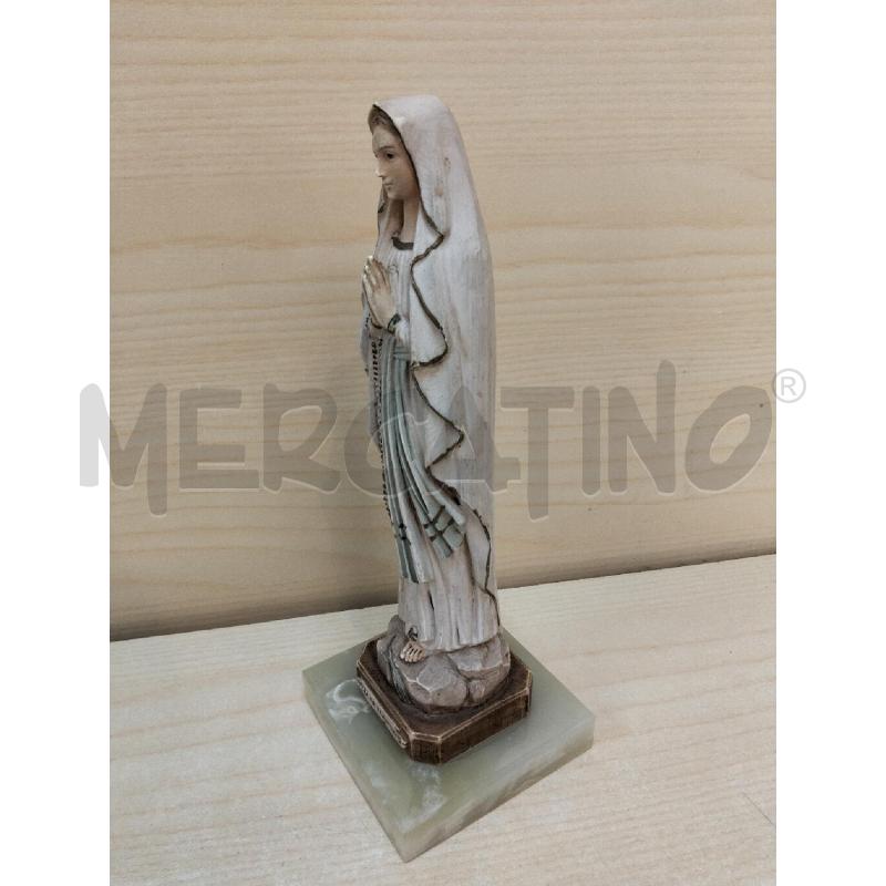 STATUINA SACRA MADONNA DI LOURDES BASE ONICE | Mercatino dell'Usato Roma portonaccio 2