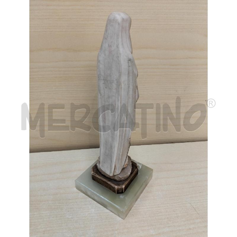 STATUINA SACRA MADONNA DI LOURDES BASE ONICE | Mercatino dell'Usato Roma portonaccio 3