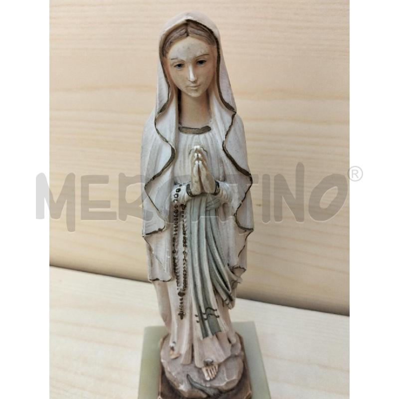 STATUINA SACRA MADONNA DI LOURDES BASE ONICE | Mercatino dell'Usato Roma portonaccio 4