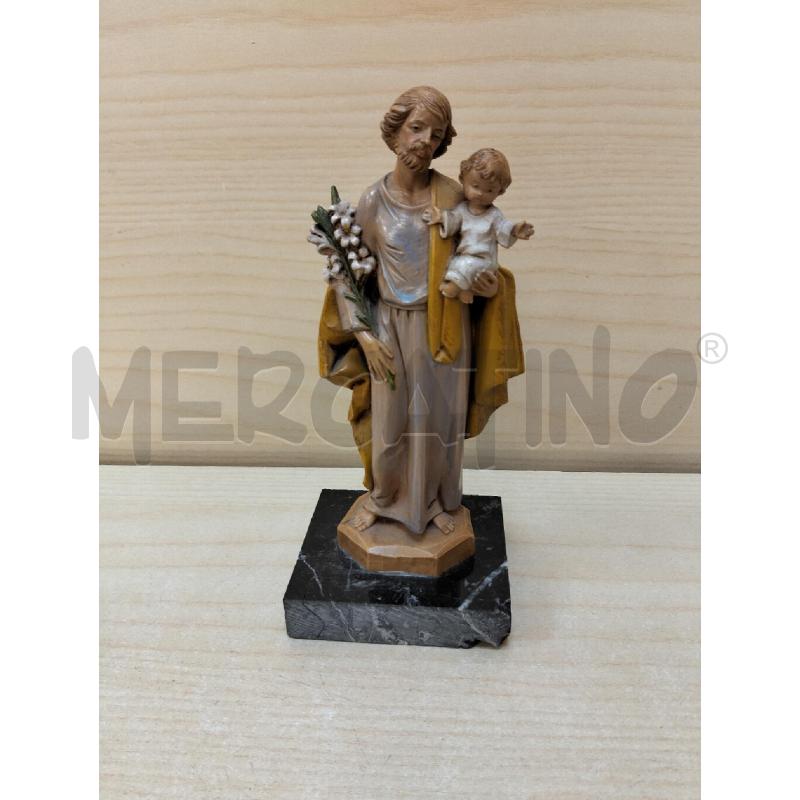 STATUINA SACRA S.GIUSEPPE (BASE SBECCATA) | Mercatino dell'Usato Roma portonaccio 1