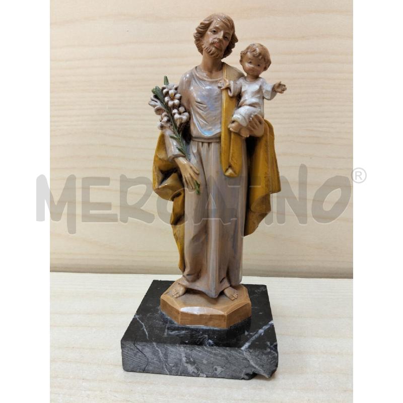 STATUINA SACRA S.GIUSEPPE (BASE SBECCATA) | Mercatino dell'Usato Roma portonaccio 2