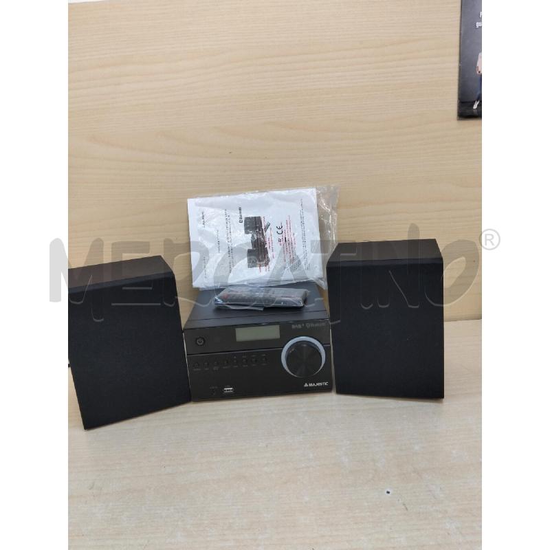 STEREO MAJESTIC NERO | Mercatino dell'Usato Roma portonaccio 1