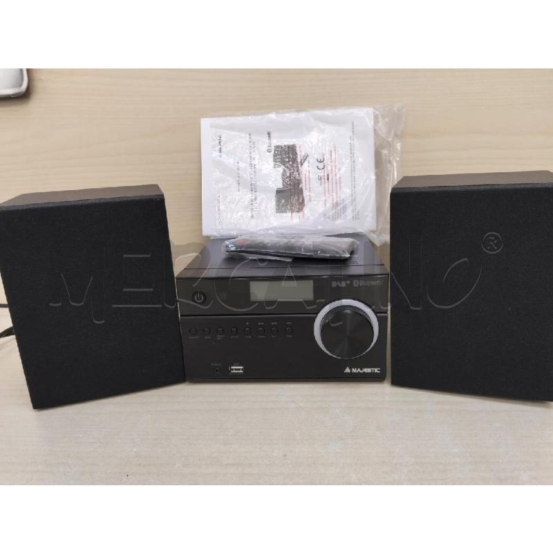 STEREO MAJESTIC NERO | Mercatino dell'Usato Roma portonaccio 4