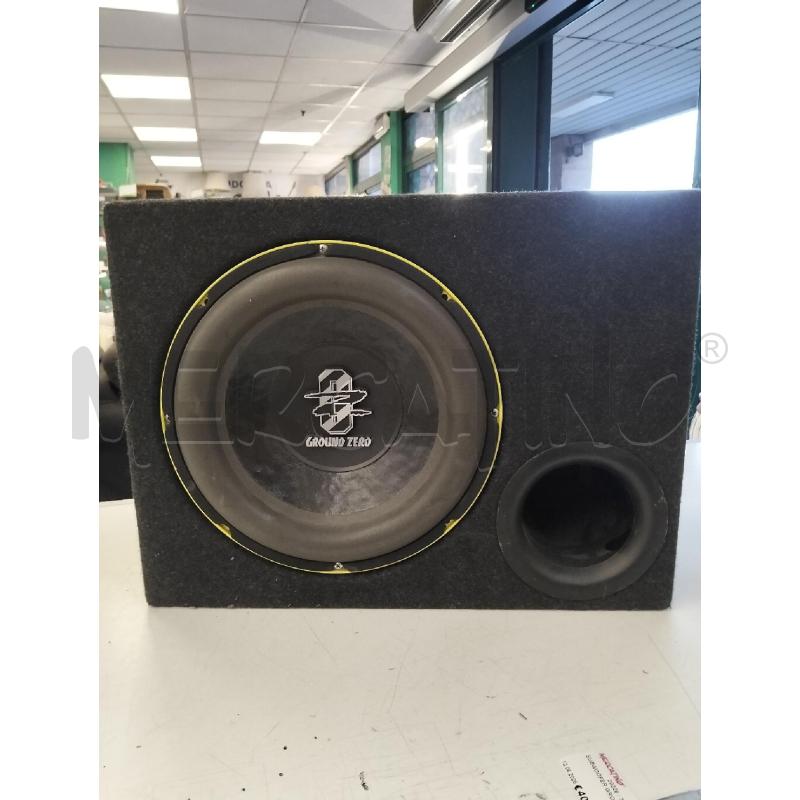 SUBWOOFER GROUNO ZERO  | Mercatino dell'Usato Roma portonaccio 1