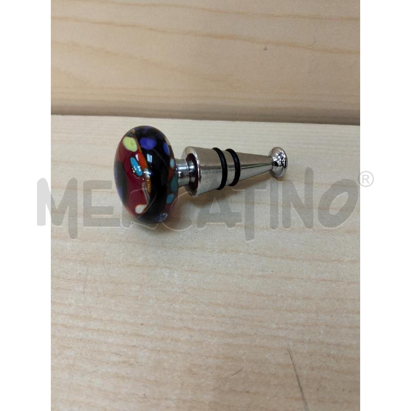 TAPPO CROMATO VETRO MURANO GLASS ITALY | Mercatino dell'Usato Roma portonaccio 1