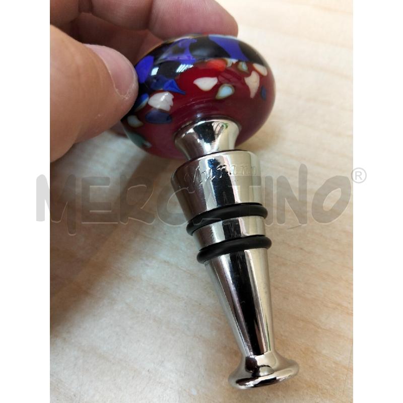 TAPPO CROMATO VETRO MURANO GLASS ITALY | Mercatino dell'Usato Roma portonaccio 2
