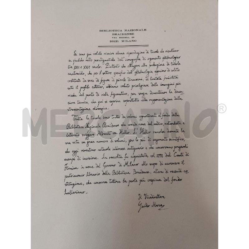 TAVOLE PZ 3 RIPRODUZIONI BIBLIOTECA NAZIONALE BRAIDENSE | Mercatino dell'Usato Roma portonaccio 2