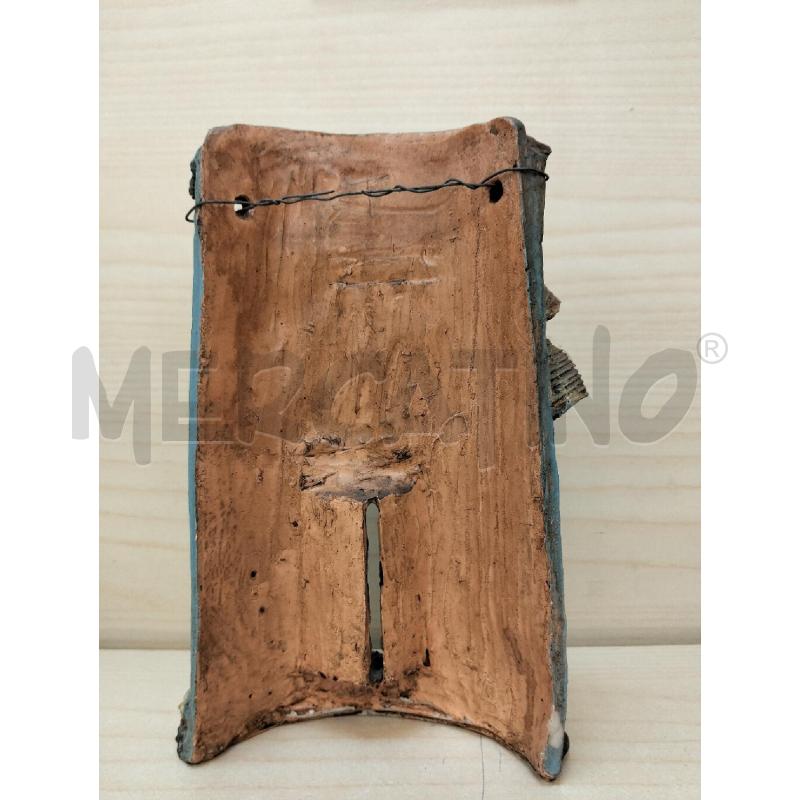 TEGOLA STILE PRESEPE NAPOLETANO SCENA PESCATORE  | Mercatino dell'Usato Roma portonaccio 3