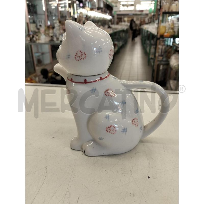 TEIERA GATTINO PORCELLANA | Mercatino dell'Usato Roma portonaccio 3
