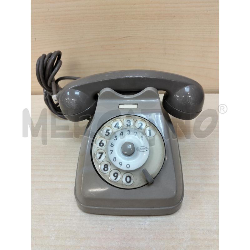 TELEFONO A DISCO GRIGIO | Mercatino dell'Usato Roma portonaccio 1