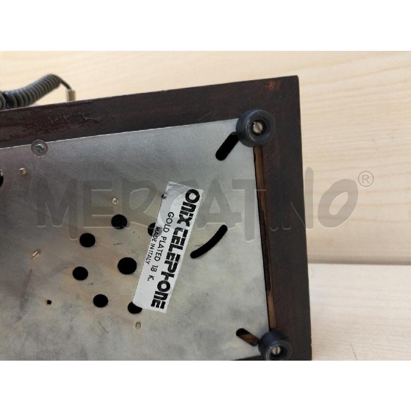 TELEFONO LEGNO A DISCO | Mercatino dell'Usato Roma portonaccio 4