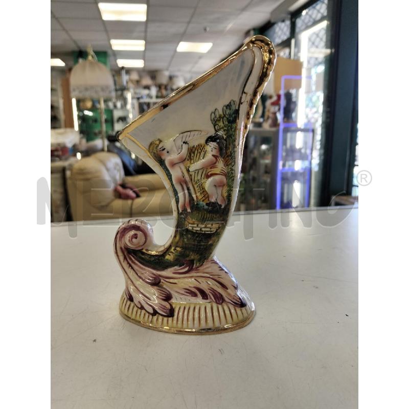 VASETTO CERAMICA CAPODIMONTE | Mercatino dell'Usato Roma portonaccio 1