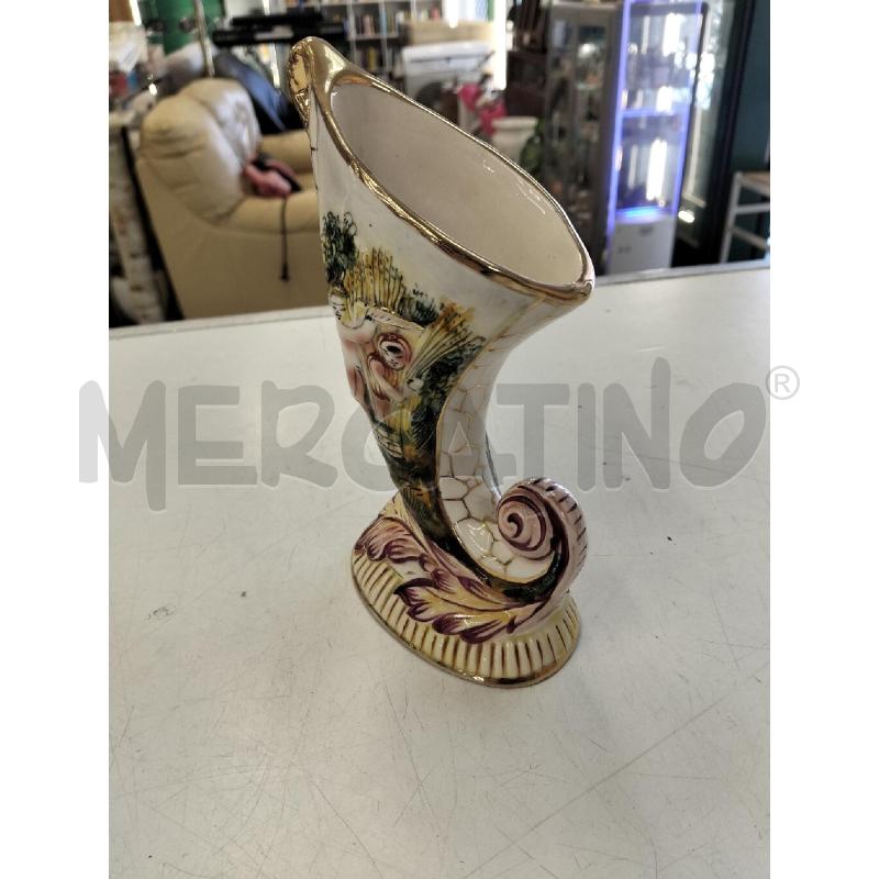 VASETTO CERAMICA CAPODIMONTE | Mercatino dell'Usato Roma portonaccio 3