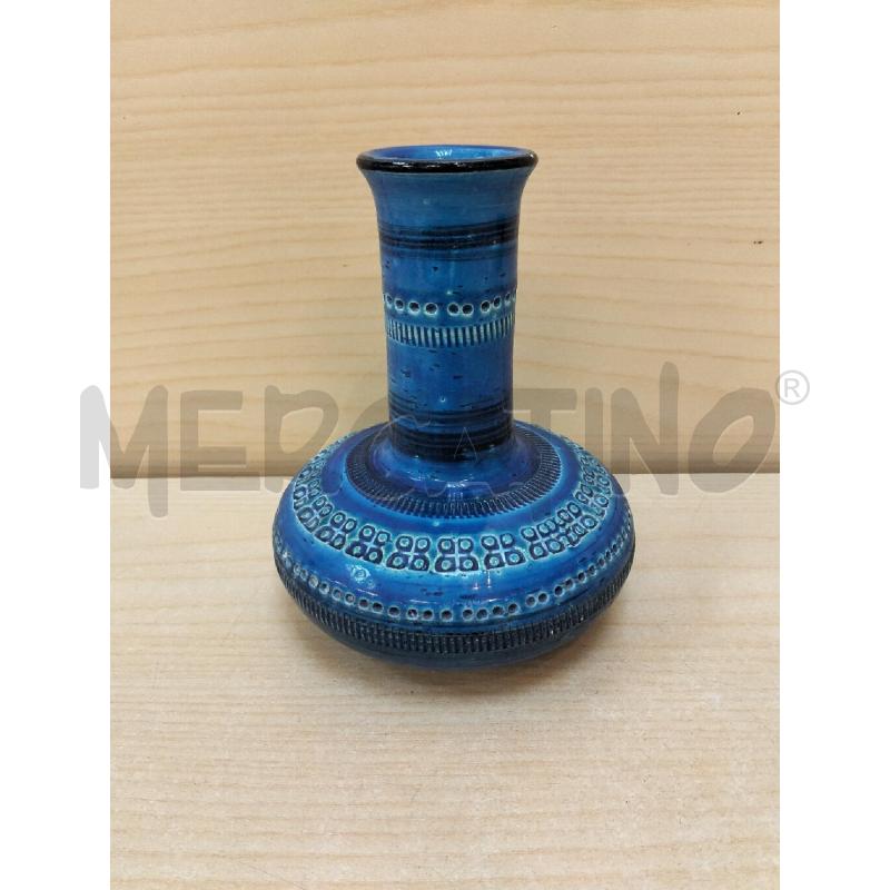 VASO AZZ CERAMICA BITOSSI | Mercatino dell'Usato Roma portonaccio 1